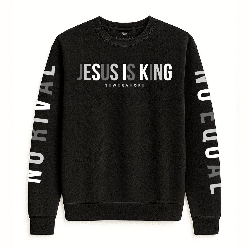 Jesus Is King - Sweatshirt (Black)