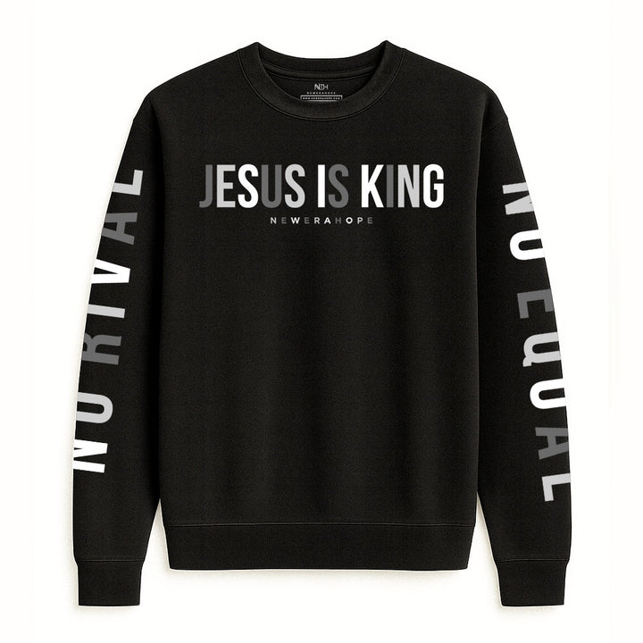 Jesus Is King - Sweatshirt (Black)