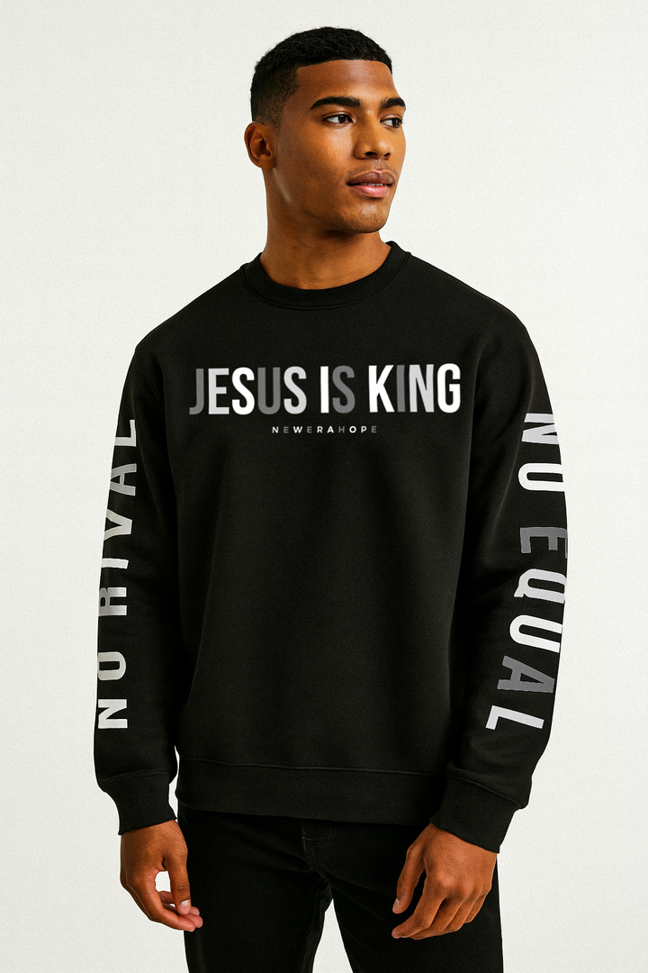 Jesus Is King - Sweatshirt (Black)