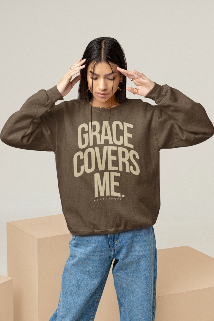 Grace Covers Me- Sweatshirt