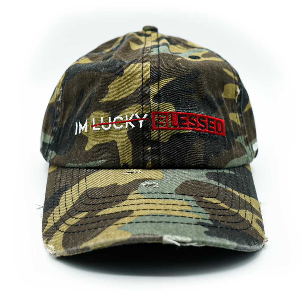I'm Blessed Hat - Distressed Camo
