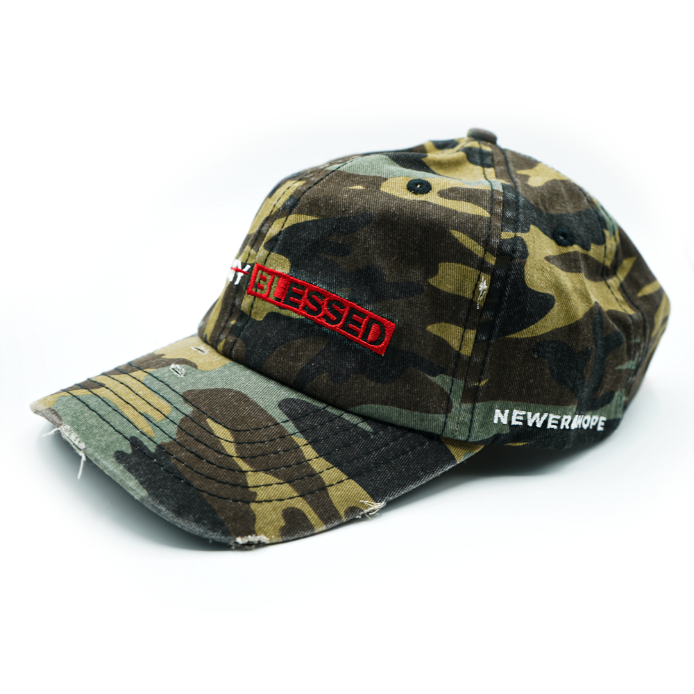I'm Blessed Hat - Distressed Camo