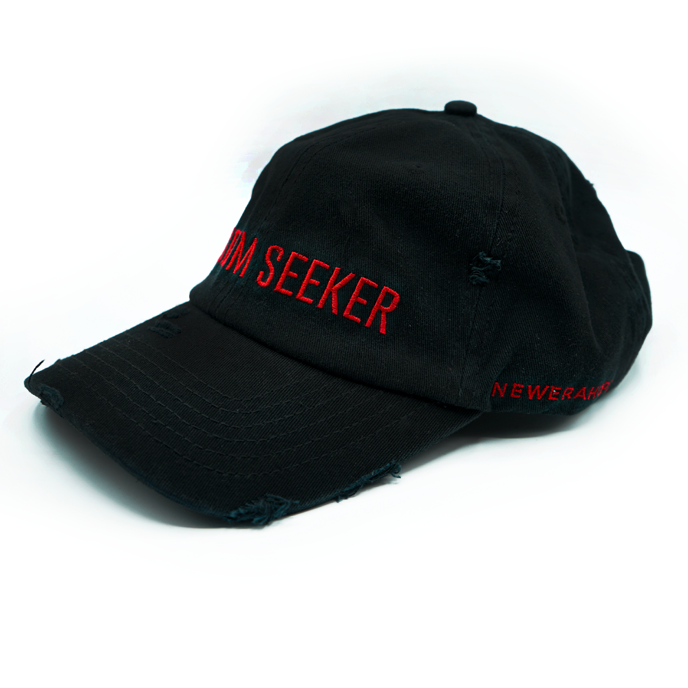Kingdom Seekers Hat - Black Distressed