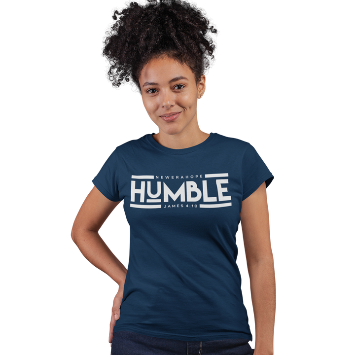 Humble Tee- Navy Blue