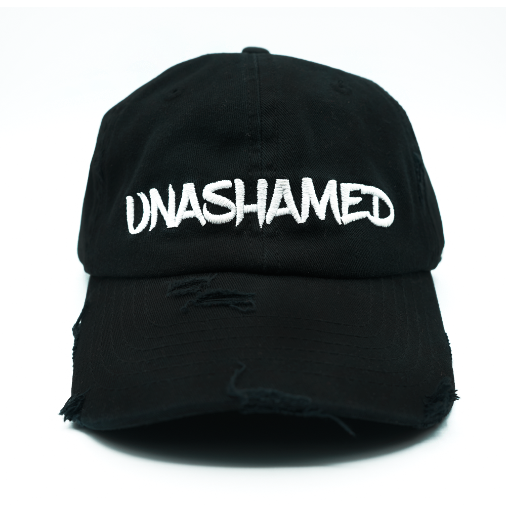 Unashamed Hat - Distressed Black