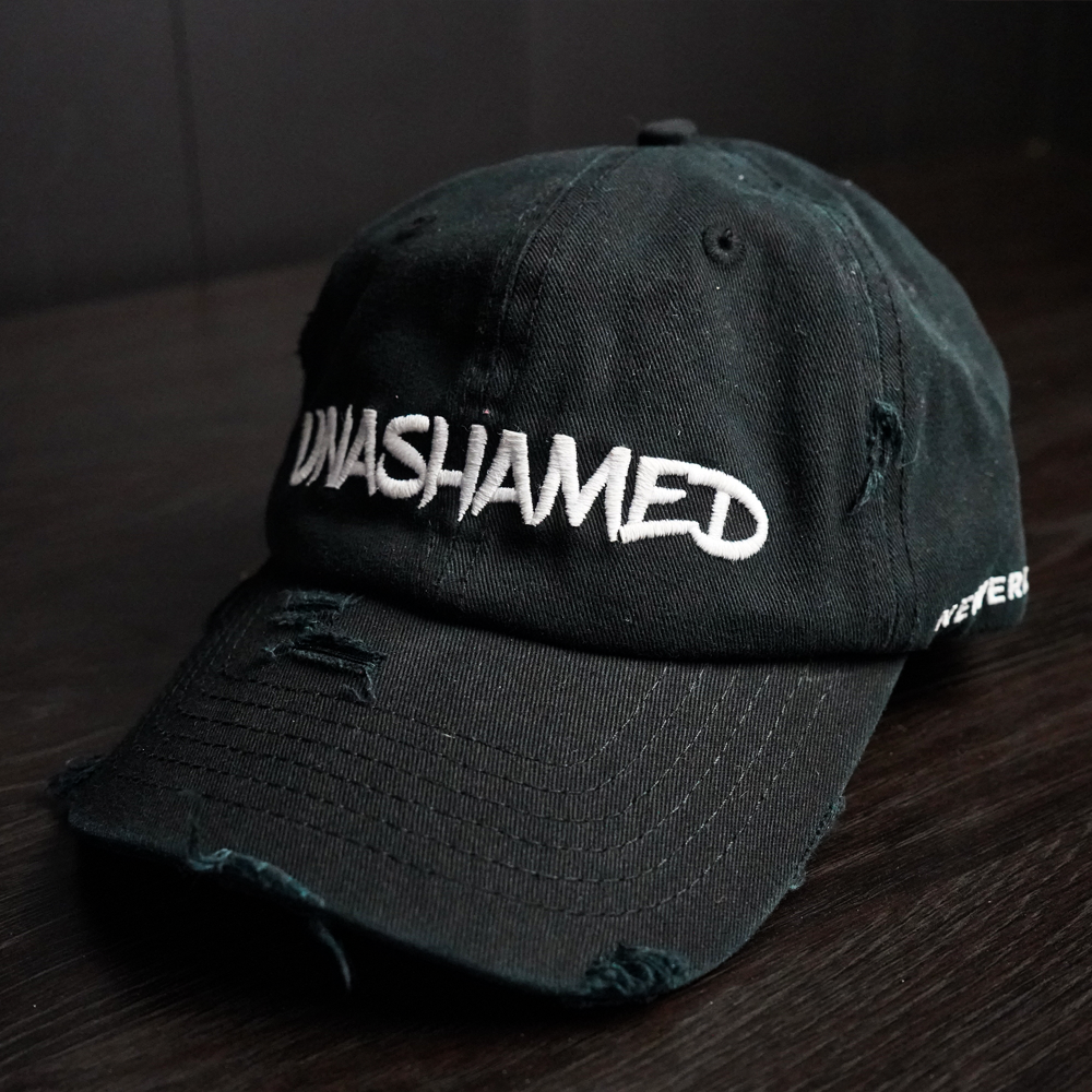 Unashamed Hat - Distressed Black